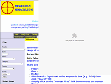 Tablet Screenshot of mckeemanmodels.com